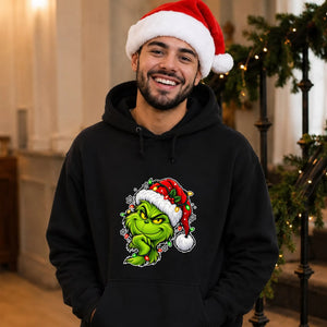 Grinch Christmas Funny Character Unisex Hoodie