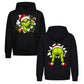 Grinch Christmas Double Sided Oversized Hoodie
