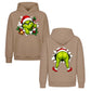 Grinch Christmas Double Sided Oversized Hoodie