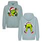 Grinch Christmas Double Sided Oversized Hoodie