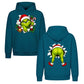 Grinch Christmas Double Sided Oversized Hoodie
