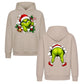 Grinch Christmas Double Sided Oversized Hoodie