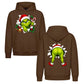 Grinch Christmas Double Sided Oversized Hoodie