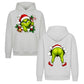 Grinch Christmas Double Sided Oversized Hoodie