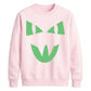 Mischievous feline face Glow in the Dark Unisex Sweatshirt