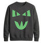Mischievous feline face Glow in the Dark Unisex Sweatshirt
