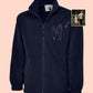 Embroidered Photo Custom Fleece, Outline Portrait from Photo Zip Up Fleece Jacket, Comfort Colors Personalised Fleece, Memorial Photo Gift