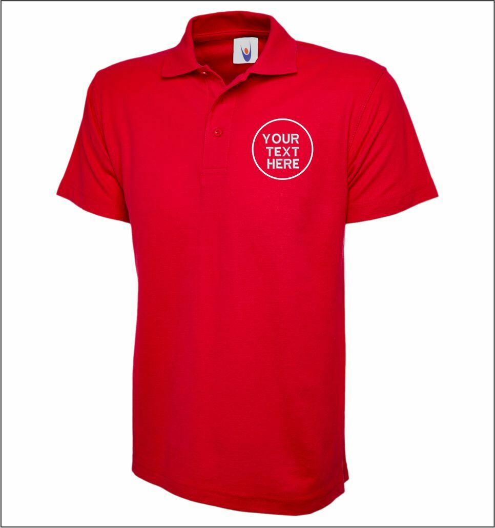 Custom Embroidered Men Polo Tshirt, Personalised Text/Design Shirt, Digitized Company Logo Monogrammed Polo Tee, Special Gift for Golf Lover