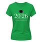 Personalized Graduation Year School Leavers Ladies Fit T-Shirt