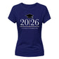Personalized Graduation Year School Leavers Ladies Fit T-Shirt