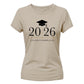 Personalized Graduation Year School Leavers Ladies Fit T-Shirt