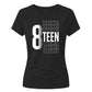 Funny 18th Birthday Ladies T-Shirt Officially Adultish