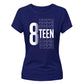 Funny 18th Birthday Ladies T-Shirt Officially Adultish