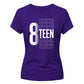 Funny 18th Birthday Ladies T-Shirt Officially Adultish