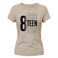 Funny 18th Birthday Ladies T-Shirt Officially Adultish