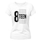 Funny 18th Birthday Ladies T-Shirt Officially Adultish