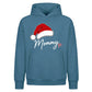 Sweet Santa Hat Festive Mommy Christmas Oversized Hoodie