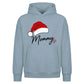 Sweet Santa Hat Festive Mommy Christmas Oversized Hoodie