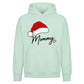 Sweet Santa Hat Festive Mommy Christmas Oversized Hoodie