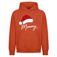 Sweet Santa Hat Festive Mommy Christmas Oversized Hoodie