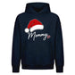 Sweet Santa Hat Festive Mommy Christmas Oversized Hoodie