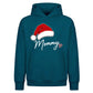 Sweet Santa Hat Festive Mommy Christmas Oversized Hoodie