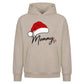 Sweet Santa Hat Festive Mommy Christmas Oversized Hoodie