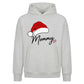 Sweet Santa Hat Festive Mommy Christmas Oversized Hoodie