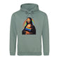 Mona Lisa Rainbow Shades Flag Pride Month Unisex Hoodie