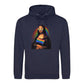 Mona Lisa Rainbow Shades Flag Pride Month Unisex Hoodie