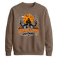 Moonlit haunted house print Halloween Unisex Sweatshirt