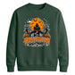 Moonlit haunted house print Halloween Unisex Sweatshirt