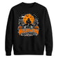 Moonlit haunted house print Halloween Unisex Sweatshirt