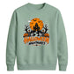 Moonlit haunted house print Halloween Unisex Sweatshirt