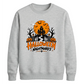 Moonlit haunted house print Halloween Unisex Sweatshirt