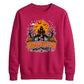 Moonlit haunted house print Halloween Unisex Sweatshirt