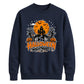 Moonlit haunted house print Halloween Unisex Sweatshirt
