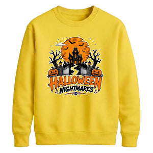 Moonlit haunted house print Halloween Unisex Sweatshirt