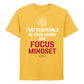 Motivational Two Essentials Slogan Graphic Unisex T-Shirt