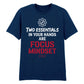 Motivational Two Essentials Slogan Graphic Unisex T-Shirt