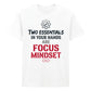 Motivational Two Essentials Slogan Graphic Unisex T-Shirt