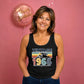 60th Birthday Tank Top Ladies Vintage 1966 Retro Mountain Sunset