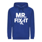 Mr Fix It Bold Slogan Tools Printed Father's Day Hoodie