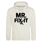 Mr Fix It Bold Slogan Tools Printed Father's Day Hoodie