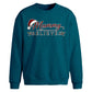 Mummy Believes Santa Graphic Christmas Oversized Sweatshirt