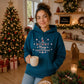 Festive Mummy Reindeer Snowflake Christmas Oversized Hoodie