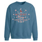 Mummy Merry Reindeer Print Christmas Oversized Sweatshirt