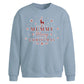 Mummy Merry Reindeer Print Christmas Oversized Sweatshirt