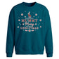 Mummy Merry Reindeer Print Christmas Oversized Sweatshirt