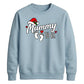 Mummy to be pregnancy announcement Christmas Unisex Sweatshirt
